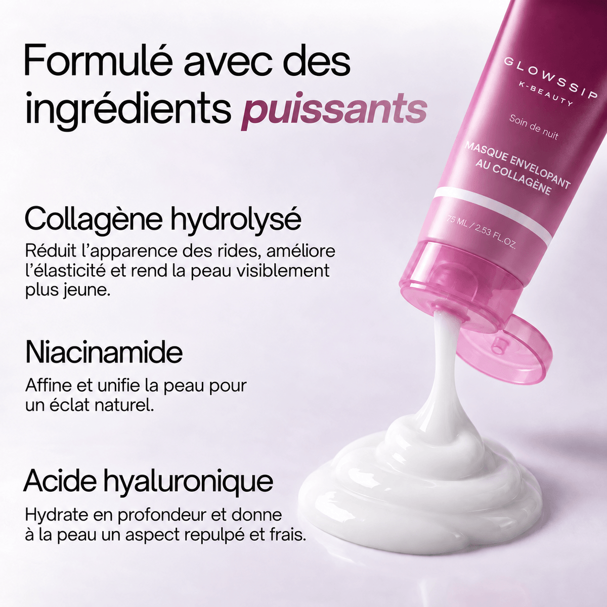 Masque Hydrogel PDRN Coréen